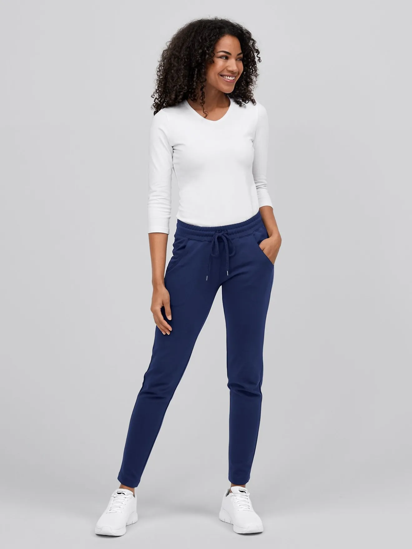 Blickdichte Interlock-Jerseyhose PETRA