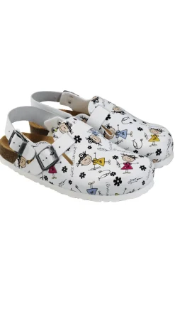 Clog mit "Gute Besserung"-Print