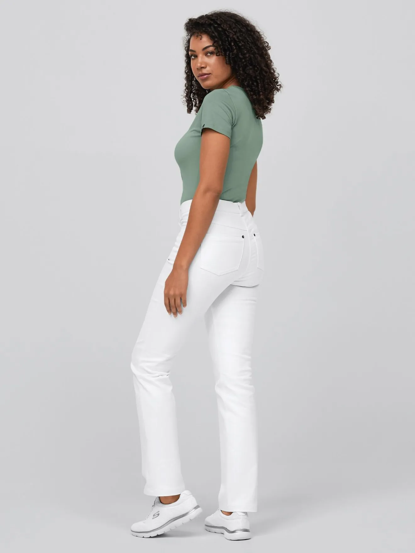 Cover-Flex-Jeans, blickdicht - High Waist BOMA