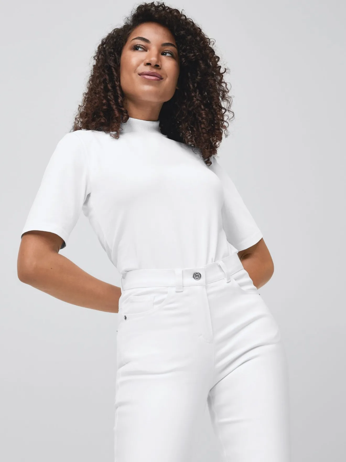 Cover-Flex-Jeans, blickdicht - High Waist BOMA