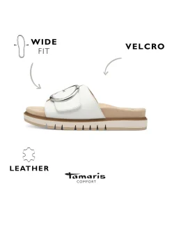 Damen Pantolette TAMARIS COMFORTweiß