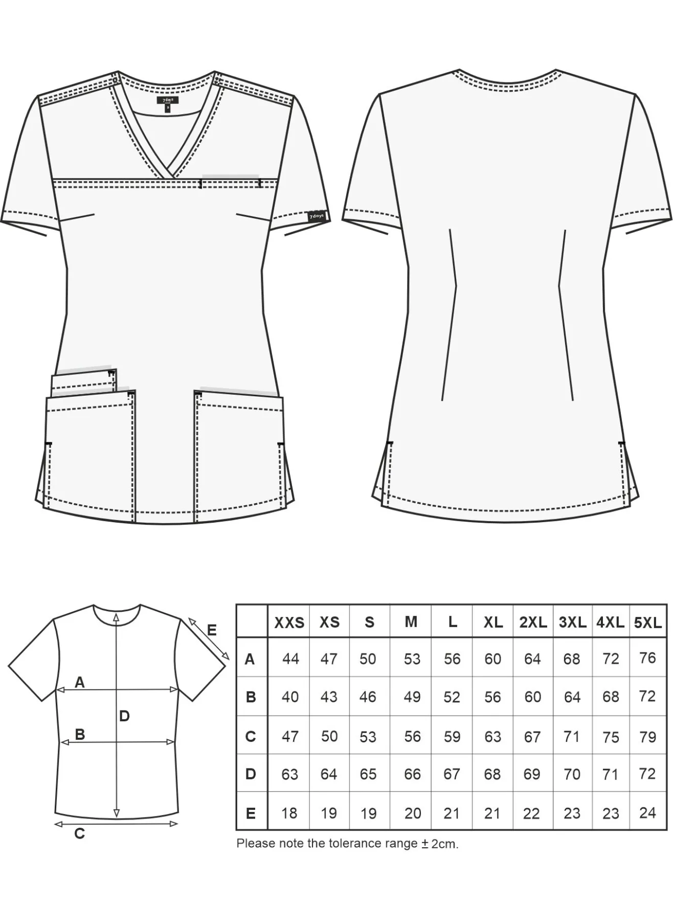 Damen Stretchkasack BREDA Lyocell (TENCEL™)