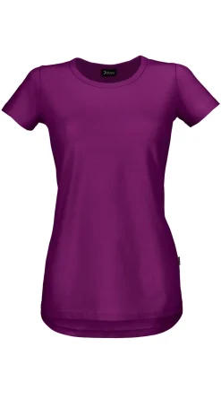 Damen T-Shirt CORIA mit längerer Rückenpartie