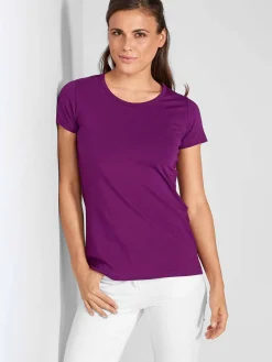 Damen T-Shirt CORIA mit längerer Rückenpartie