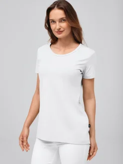 Damen T-Shirt CORIA mit längerer Rückenpartie