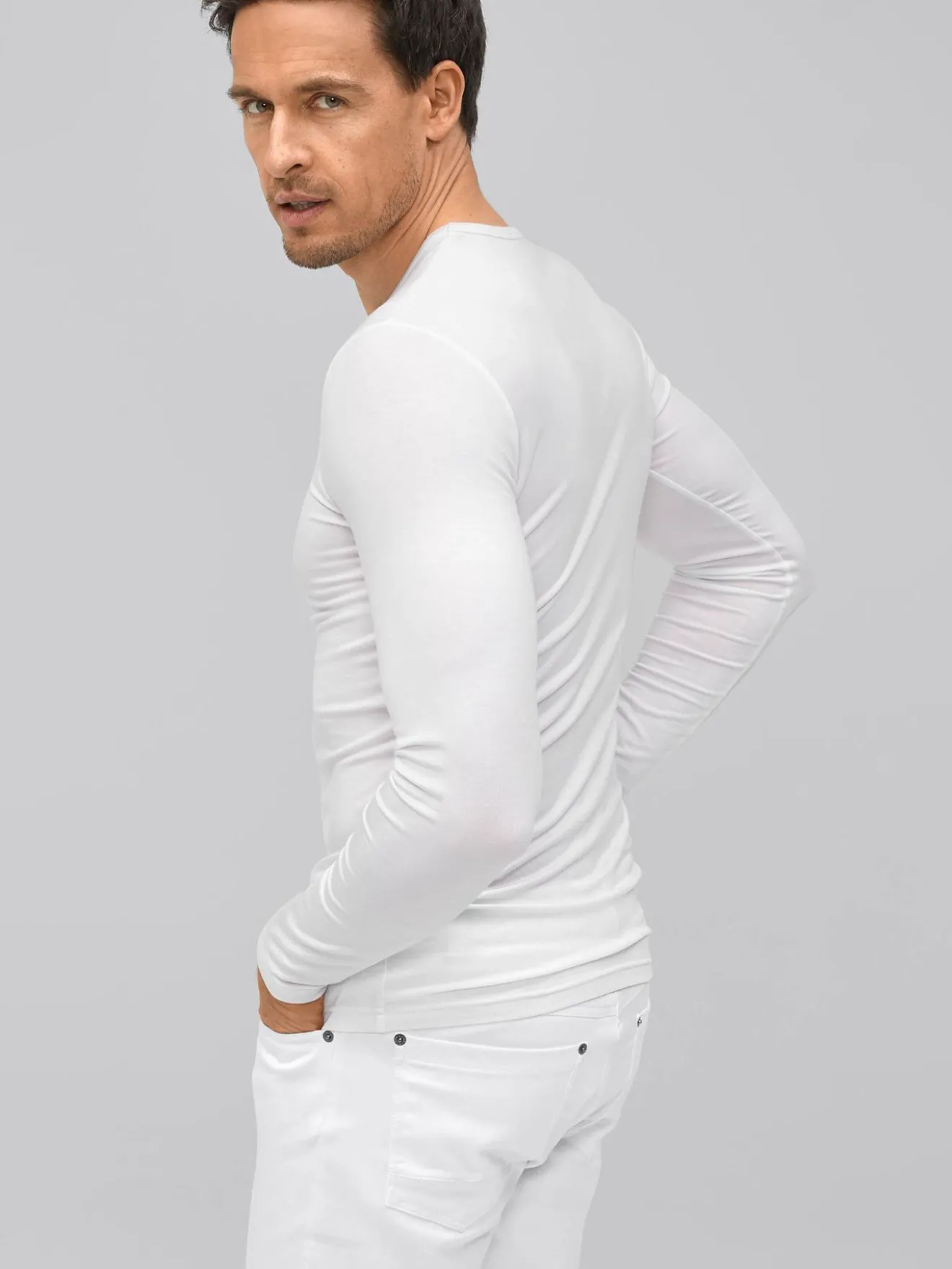 Langarmshirt Lyocell