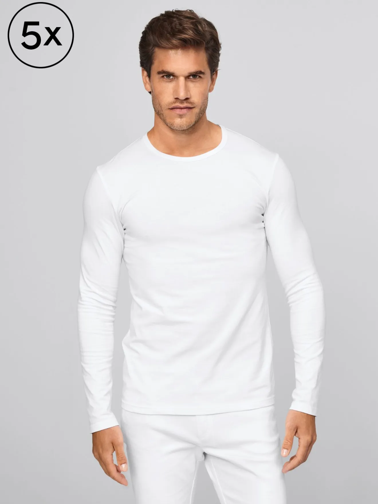 Langarmshirt SKIVE 5er-Pack
