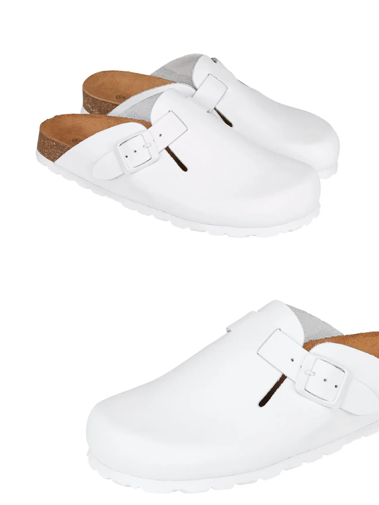 Leder-Clog