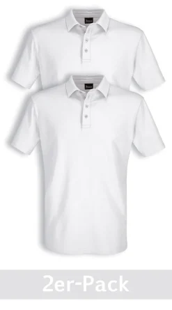 Poloshirt aus Single Jersey im 2er-Pack