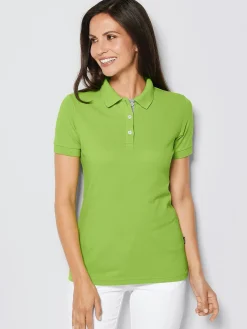 Poloshirt SARNIA, Piqué - Knopfleiste mit Kontrast