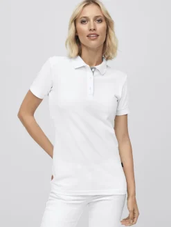 Poloshirt SARNIA, Piqué - Knopfleiste mit Kontrast