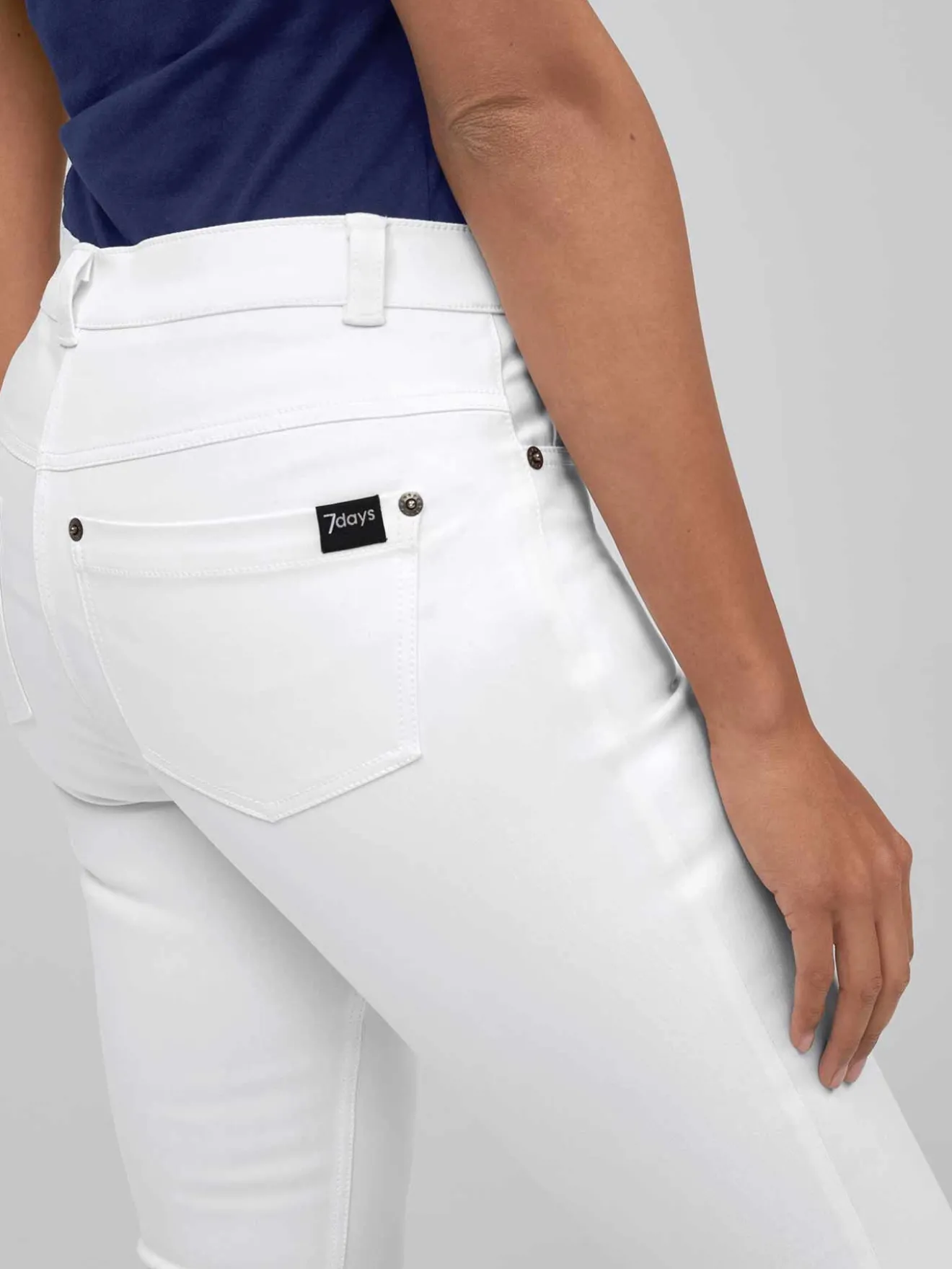 Ultra-Flex-3/4-Jeans, blickdicht
