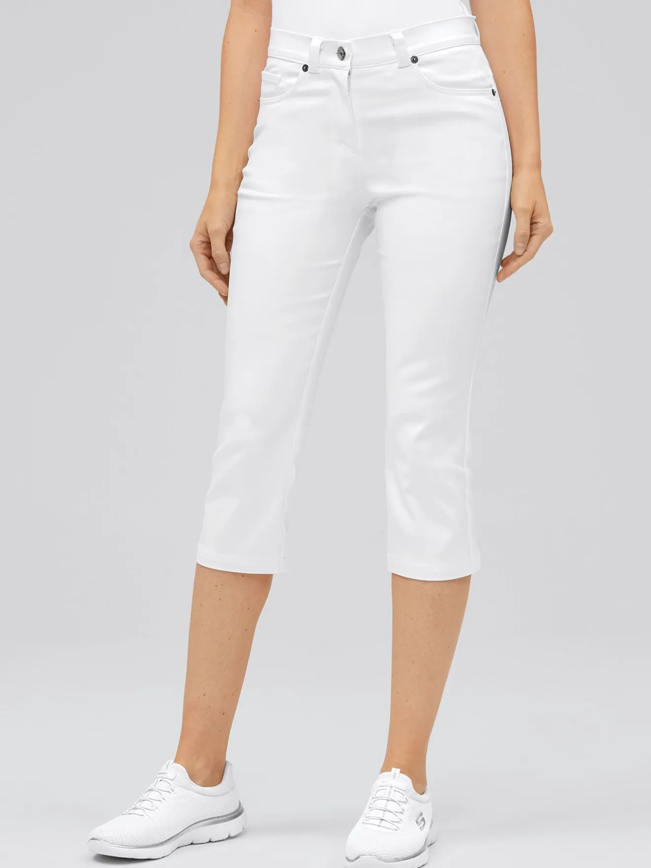 Ultra-Flex-3/4-Jeans, blickdicht