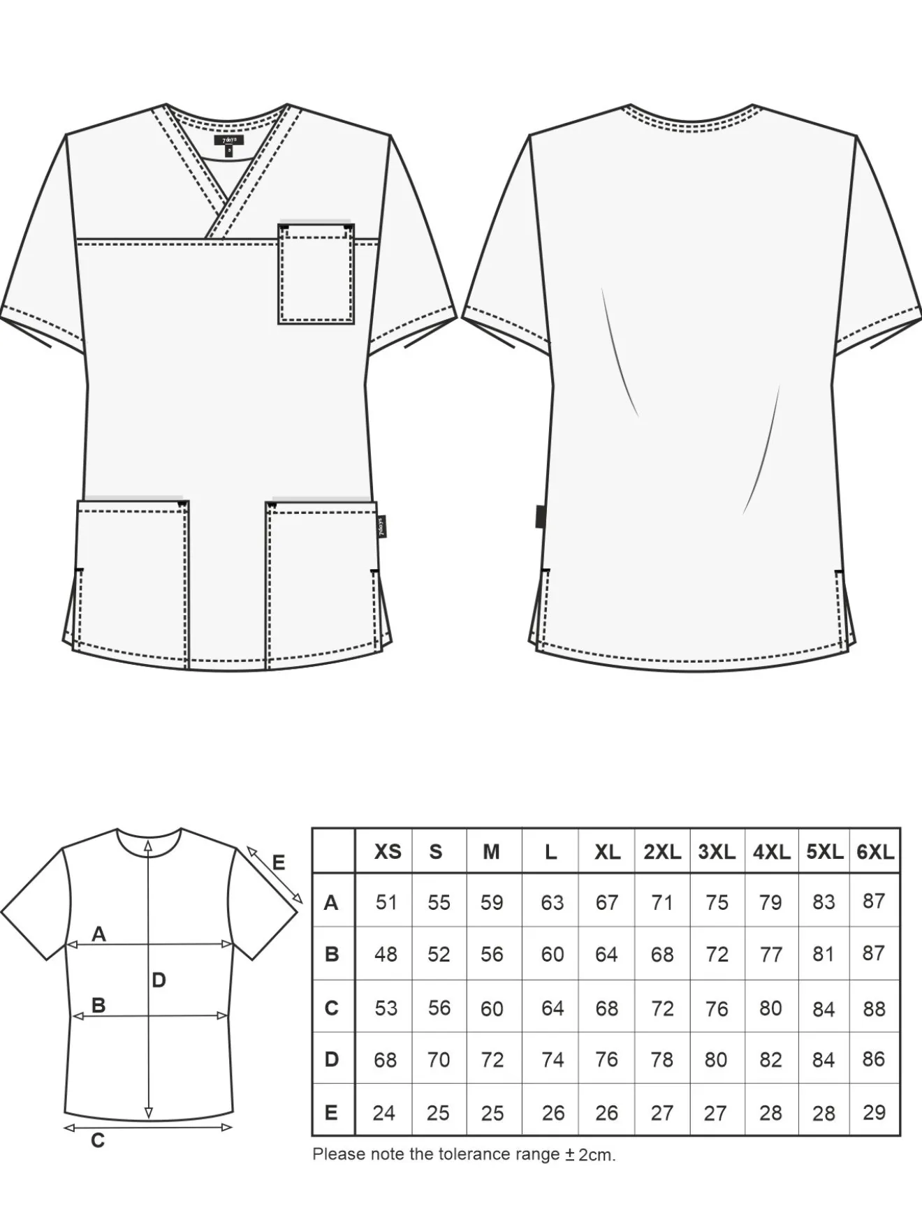 Unisex OP-Kasack PISA